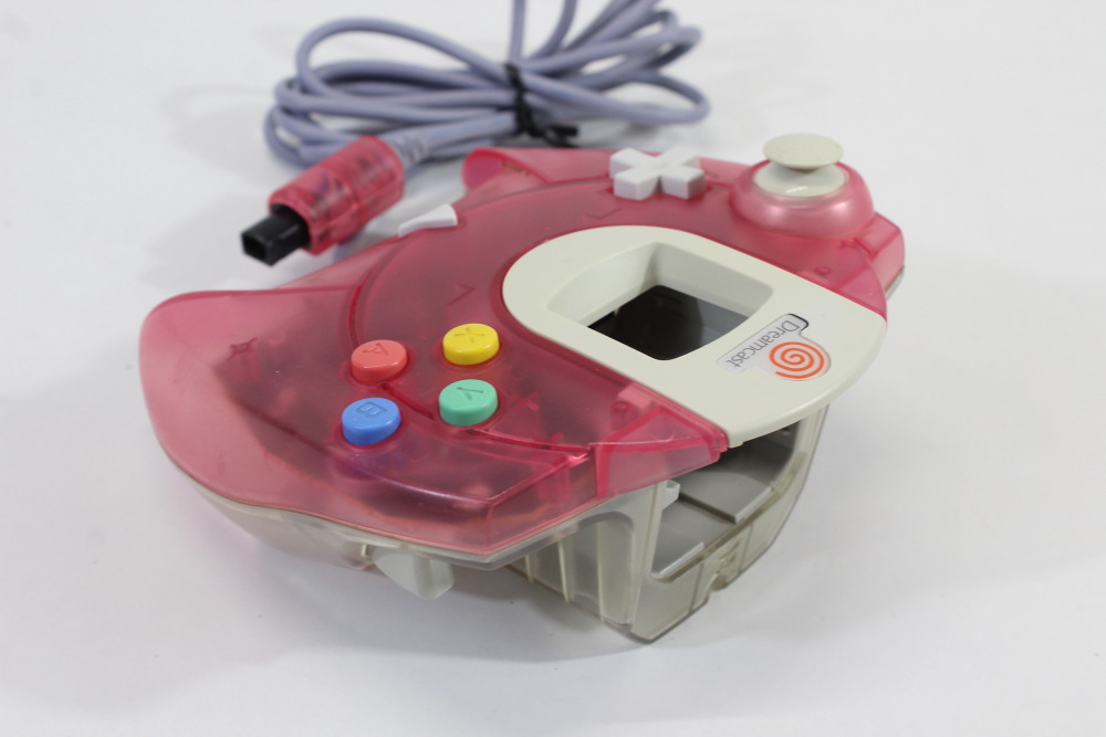 SEGA Dreamcast Controller Pad Limited Clear Passion Pink HKT-7700 (B) SEGA Dreamcast DC