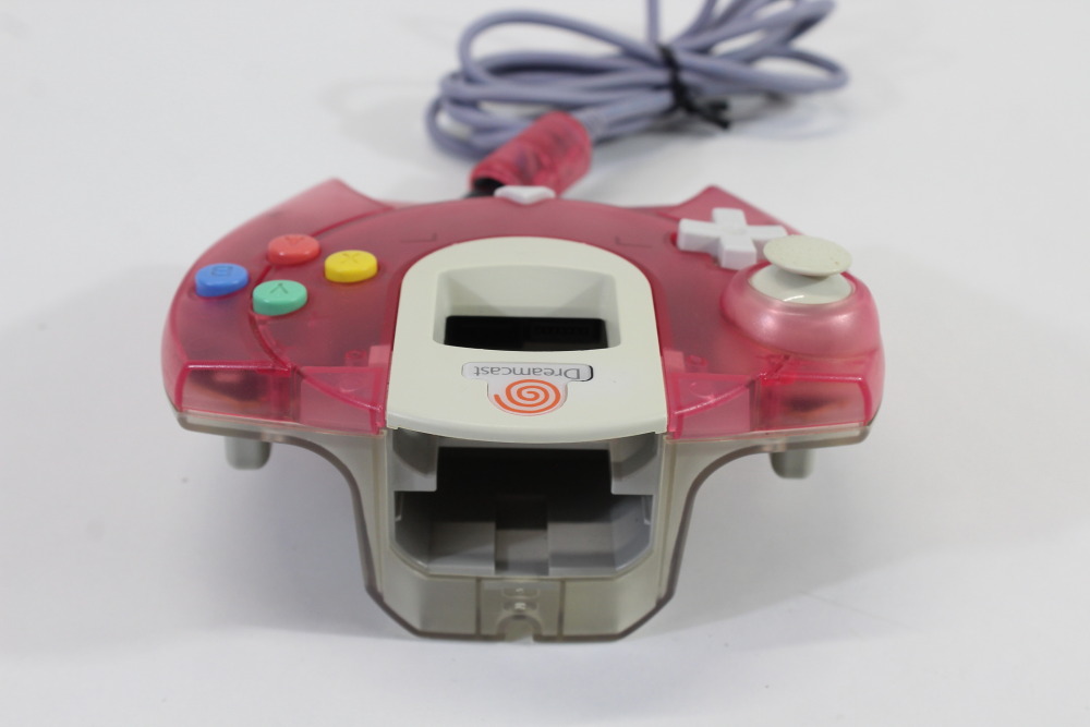 SEGA Dreamcast Controller Pad Limited Clear Passion Pink HKT-7700 (B) SEGA Dreamcast DC