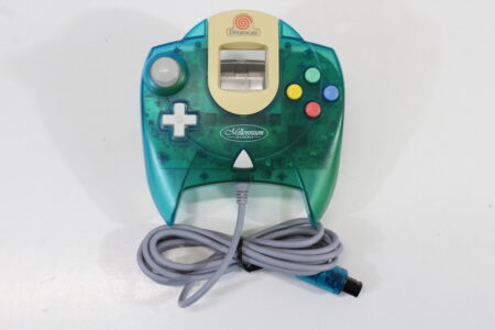 SEGA Dreamcast Controller Pad Limited Clear Aqua Blue HKT-7700 (C Discolored) SEGA Dreamcast DC