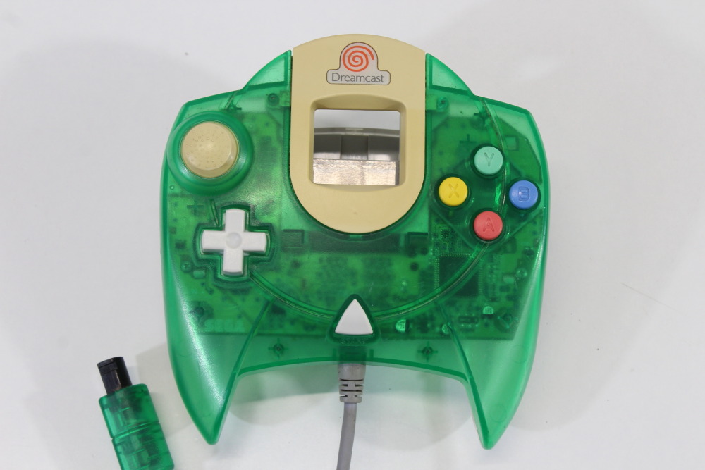 SEGA Dreamcast Controller Pad Limited Clear Clear Green HKT-7700 (B) SEGA Dreamcast DC