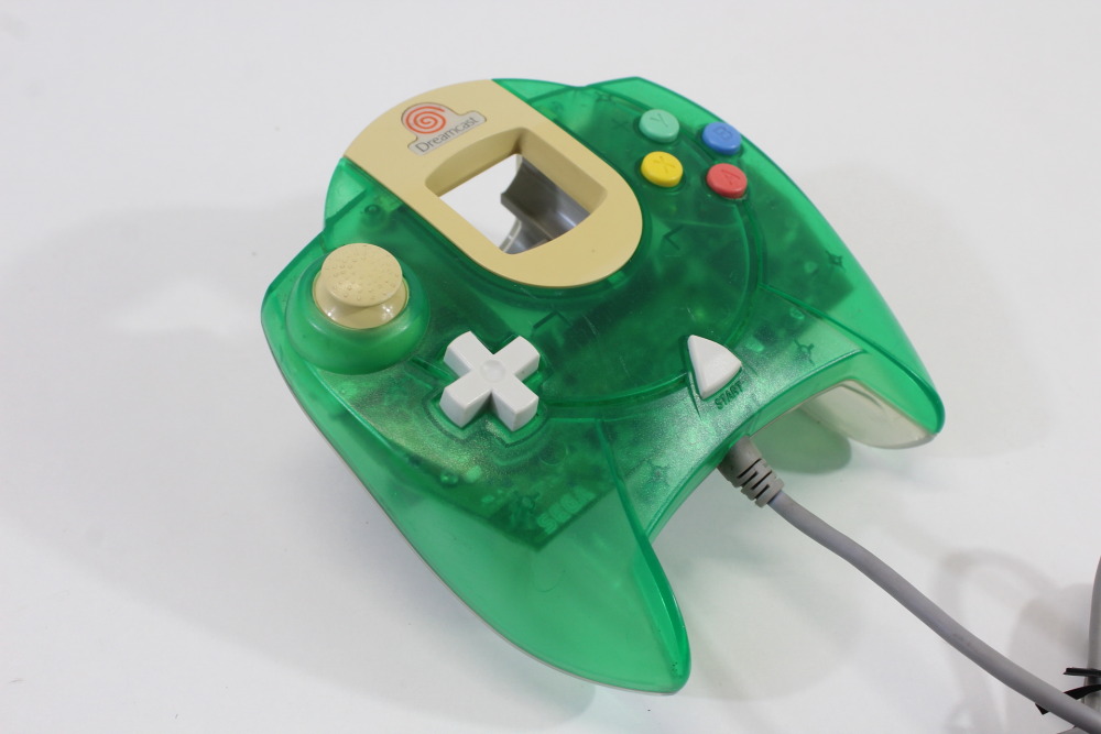 SEGA Dreamcast Controller Pad Limited Clear Clear Green HKT-7700 (B) SEGA Dreamcast DC