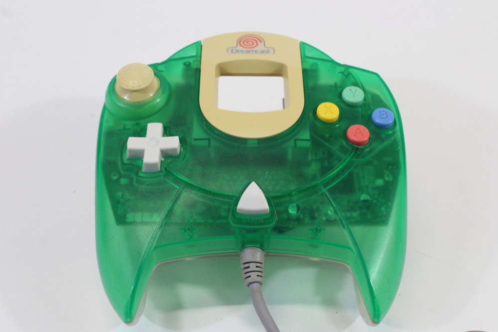 SEGA Dreamcast Controller Pad Limited Clear Clear Green HKT-7700 (B) SEGA Dreamcast DC