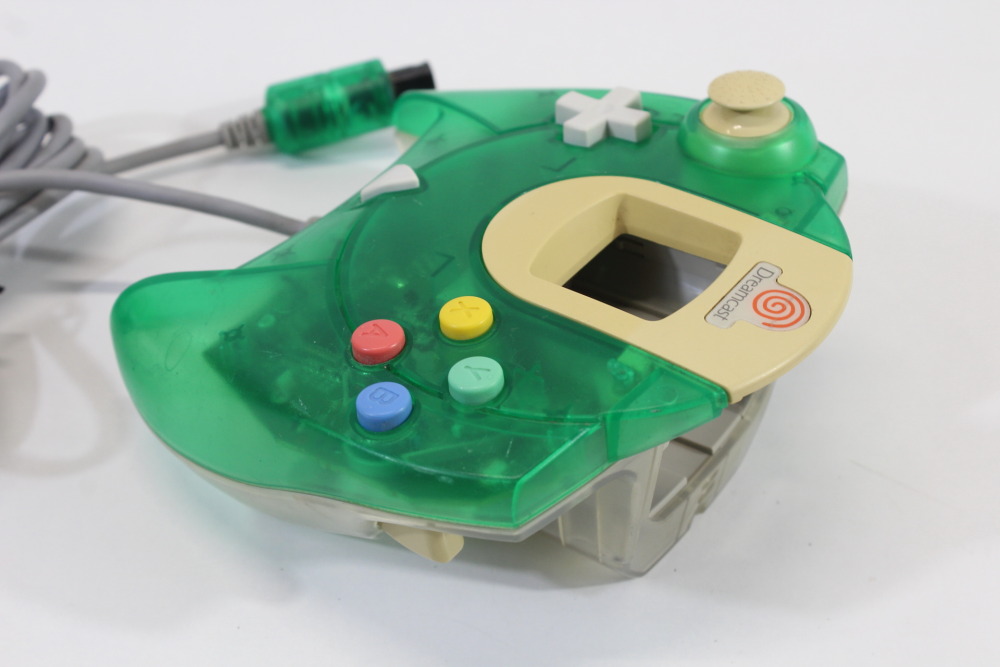 SEGA Dreamcast Controller Pad Limited Clear Clear Green HKT-7700 (B) SEGA Dreamcast DC