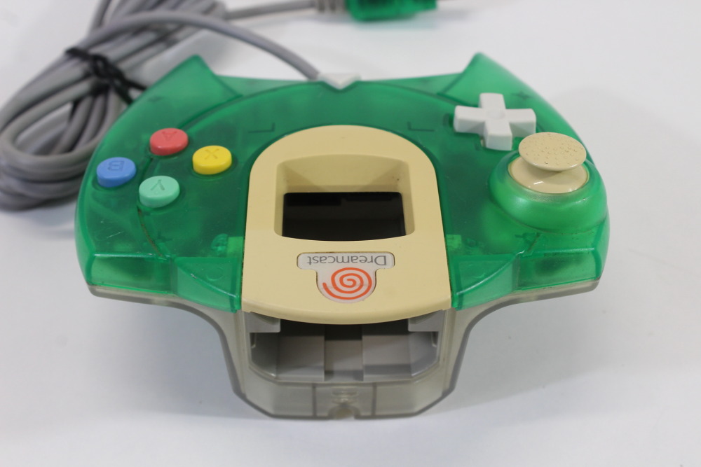 SEGA Dreamcast Controller Pad Limited Clear Clear Green HKT-7700 (B) SEGA Dreamcast DC