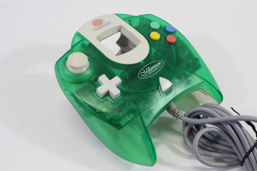 SEGA Dreamcast Controller Pad Limited Clear Clear Green HKT-7700 (C Cosmetic Wears) SEGA Dreamcast DC