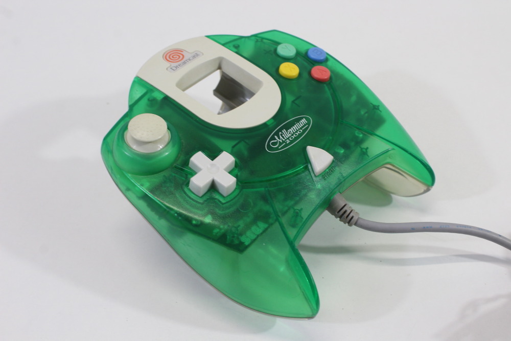 SEGA Dreamcast Controller Pad Limited Clear Clear Green HKT-7700 (C Cosmetic Wears) SEGA Dreamcast DC
