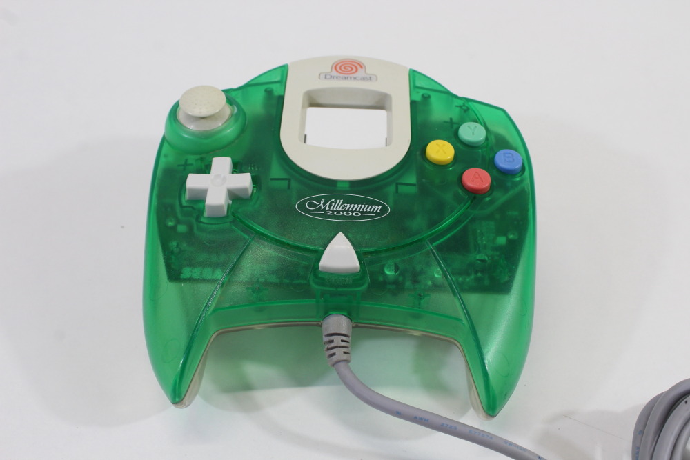 SEGA Dreamcast Controller Pad Limited Clear Clear Green HKT-7700 (C Cosmetic Wears) SEGA Dreamcast DC