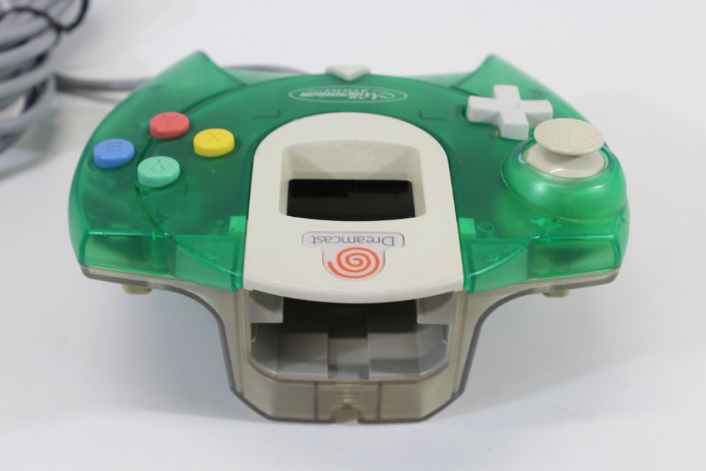SEGA Dreamcast Controller Pad Limited Clear Clear Green HKT-7700 (C Cosmetic Wears) SEGA Dreamcast DC