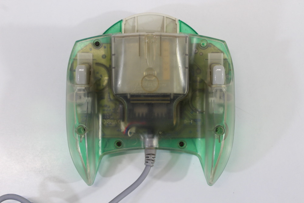 SEGA Dreamcast Controller Pad Limited Clear Clear Green HKT-7700 (C Cosmetic Wears) SEGA Dreamcast DC