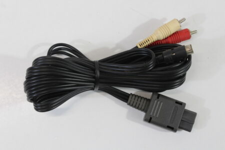 Official Nintendo S-Video Cable OEM Gray Plug for Super Famicom / Nintendo 64 / GameCube SFC (B)