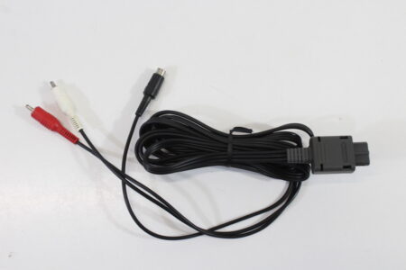 Official Nintendo S-Video Cable OEM Gray Plug for Super Famicom / Nintendo 64 / GameCube SFC (B)