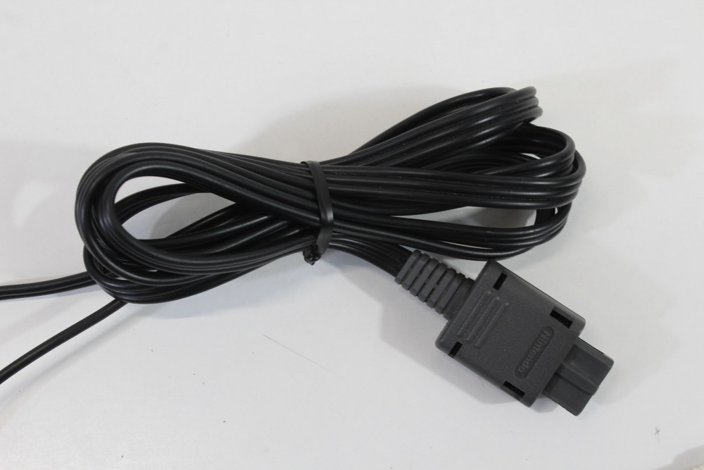 Official Nintendo S-Video Cable OEM Gray Plug for Super Famicom / Nintendo 64 / GameCube SFC (C Works but with broken piece)