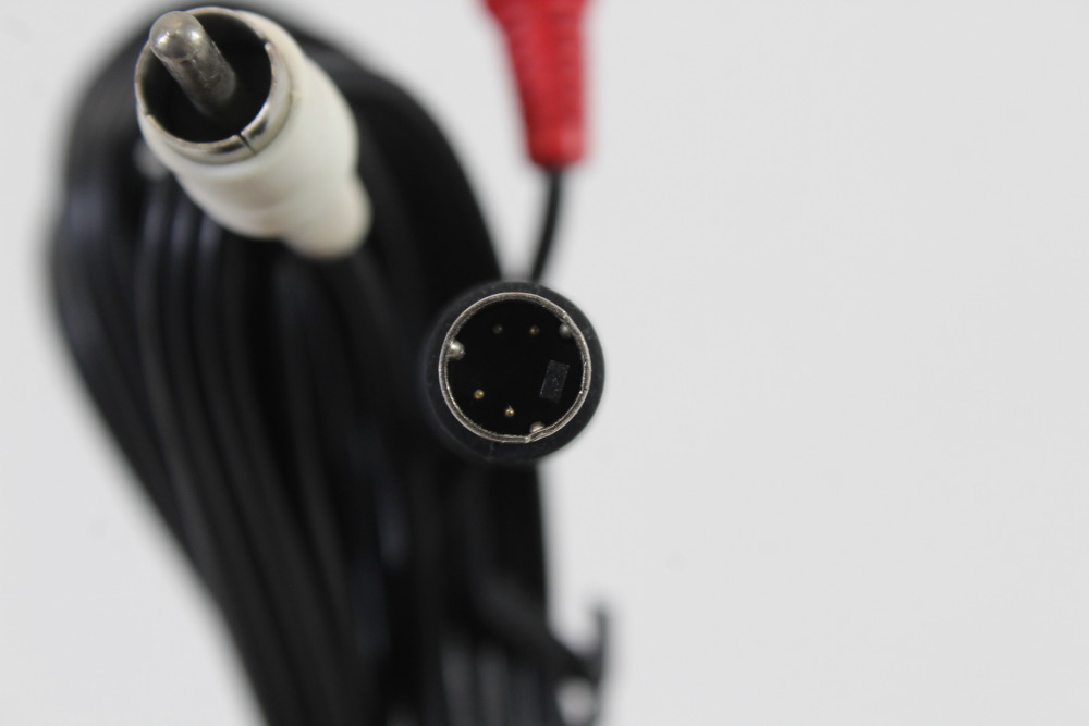 Official HORI S-Video Cable OEM Gray Plug for Nintendo Super Famicom / Nintendo 64 / GameCube SFC (B)