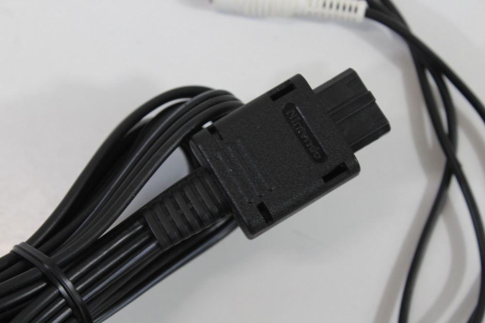 Official Nintendo S-Video Cable OEM Black Plug for Super Famicom / Nintendo 64 / GameCube SFC (B)