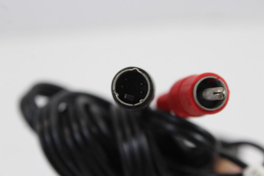 Official Nintendo S-Video Cable OEM Black Plug for Super Famicom / Nintendo 64 / GameCube SFC (B)
