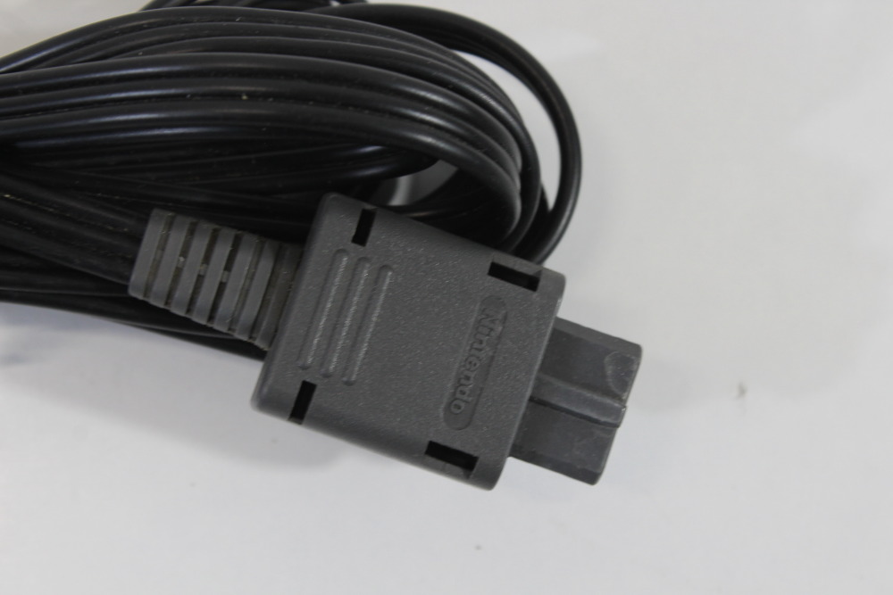 Lot of 3 Official Nintendo S-Video Cable OEM Gray Plug for Super Famicom / Nintendo 64 / GameCube SFC (NOT WORKING For Parts or Repair)