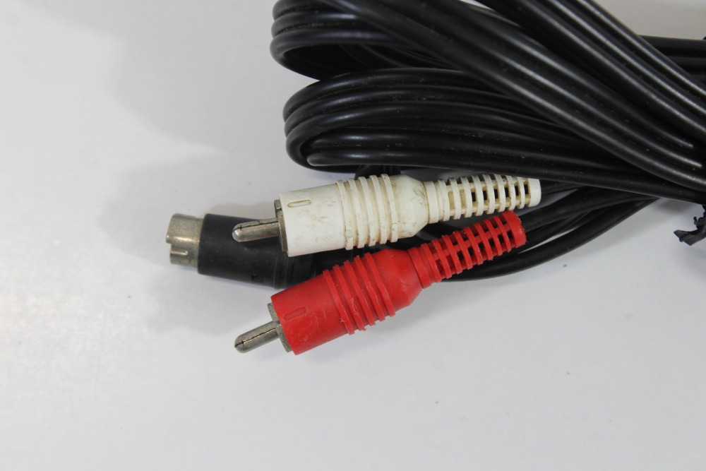 Lot of 3 Official Nintendo S-Video Cable OEM Gray Plug for Super Famicom / Nintendo 64 / GameCube SFC (NOT WORKING For Parts or Repair)