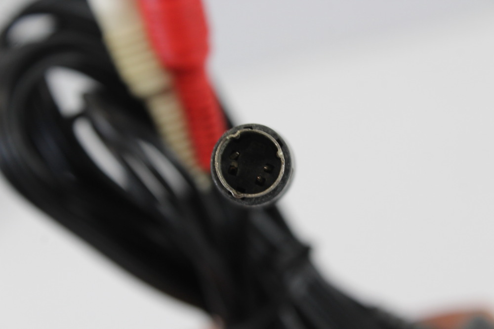 Lot of 3 Official Nintendo S-Video Cable OEM Gray Plug for Super Famicom / Nintendo 64 / GameCube SFC (NOT WORKING For Parts or Repair)