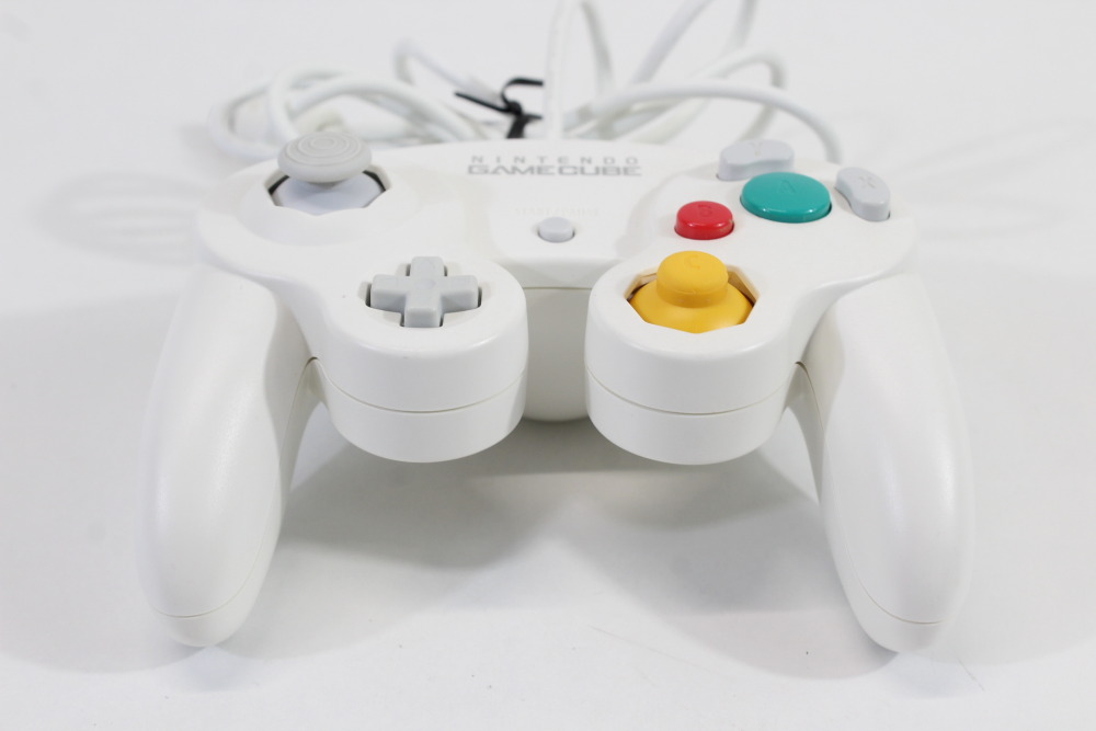 Official Nintendo Gamecube Controller White Long Cord T3 OEM GC (A) Nintendo Gamecube GC