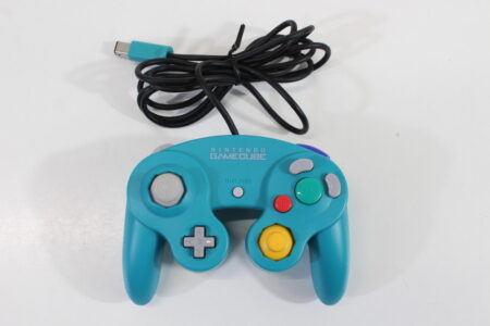 Official Nintendo Gamecube Controller Emerald Blue Teal OEM T3 Stick Boxes GC (A) Nintendo Gamecube GC