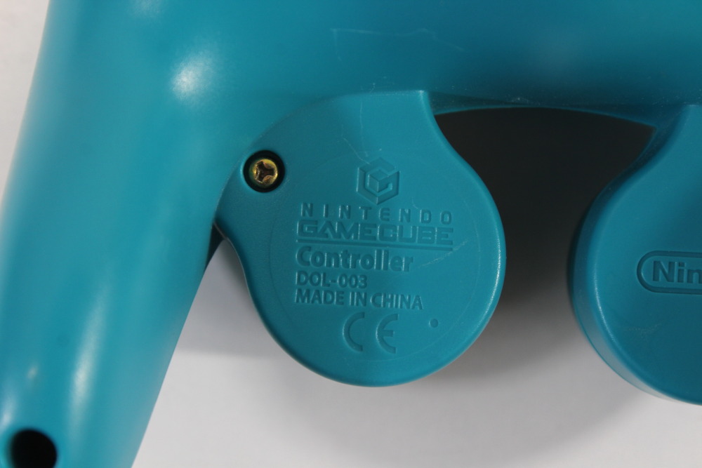 Official Nintendo Gamecube Controller Emerald Blue Teal OEM T3 Stick Boxes GC (A) Nintendo Gamecube GC
