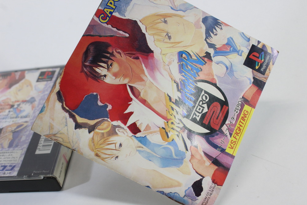 Street Fighter ZERO 2 / Alpha 2 CIB (C Water Damage) SONY PlayStation 1 PS1