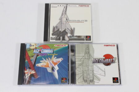 Lot of 3 Ace Combat 1 2 3 electrosphere CIB (B) SONY PlayStation 1 PS1