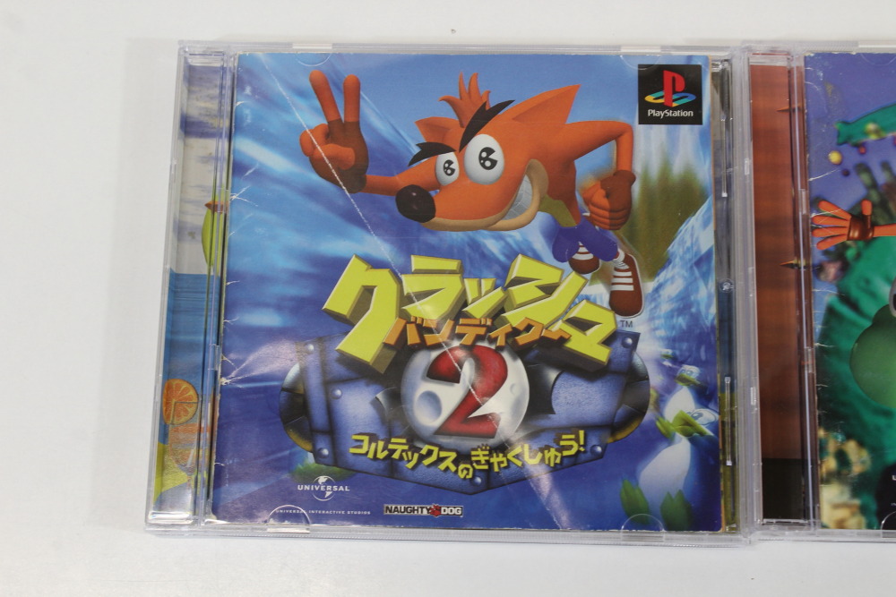 Lot of 2 Crash Bandicoot 2 & 3 CIB (B) SONY PlayStation 1 PS1