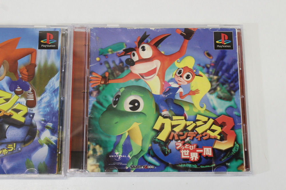 Lot of 2 Crash Bandicoot 2 & 3 CIB (B) SONY PlayStation 1 PS1