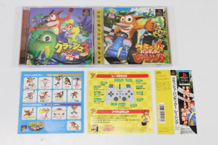 Lot of 2 Crash Bandicoot 3 & Racing CIB (B) SONY PlayStation 1 PS1