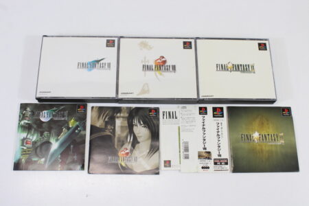 Lot of 3 Final Fantasy 7 8 9 VII VIII IX (B) SONY PlayStation 1 PS1