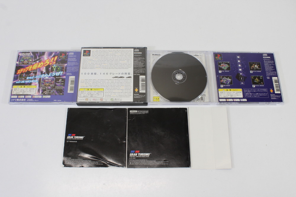 Lot of 4 Gran Turismo XI Dance Dance Revolution 2nd Remix Poporogue (B) SONY PlayStation 1 PS1