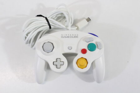 Official Nintendo Gamecube Controller White Long Cord T3 OEM GC (A) Nintendo Gamecube GC