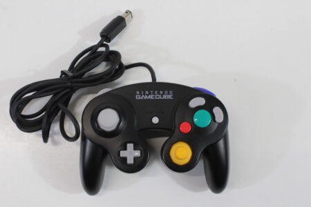Official Nintendo Gamecube Controller Jet Black T3 OEM GC (A) Nintendo Gamecube GC