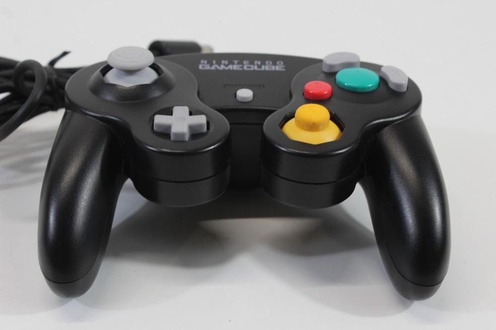 Official Nintendo Gamecube Controller Jet Black T3 OEM GC (A) Nintendo Gamecube GC