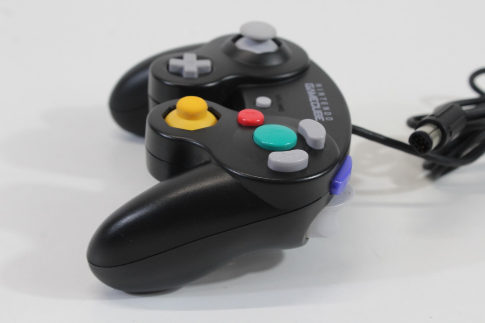Official Nintendo Gamecube Controller Jet Black T3 OEM GC (A) Nintendo Gamecube GC