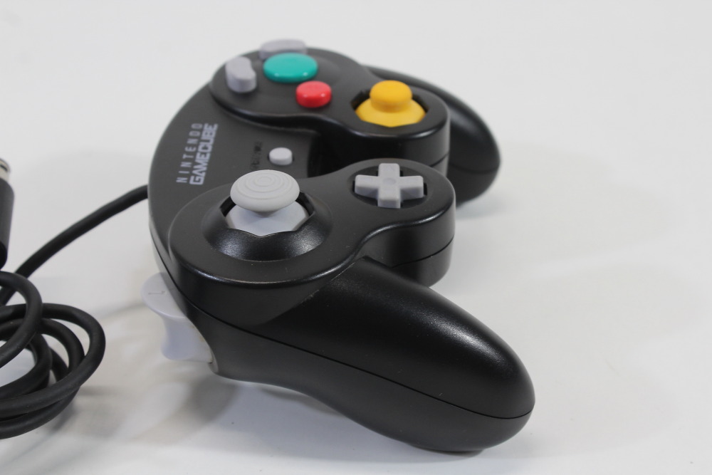 Official Nintendo Gamecube Controller Jet Black T3 OEM GC (A) Nintendo Gamecube GC