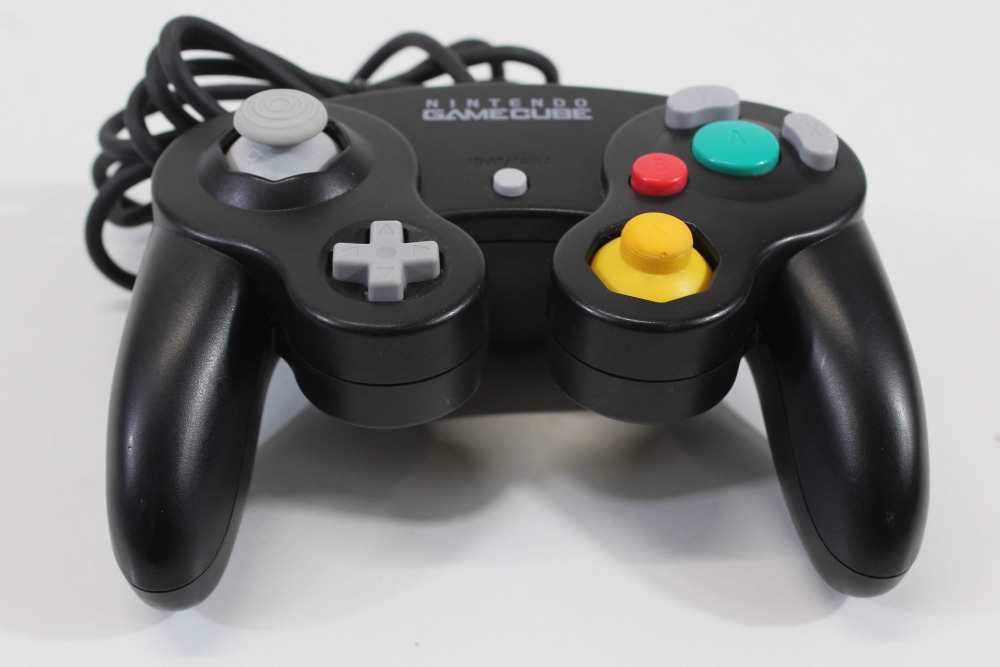 Official Nintendo Gamecube Controller Jet Black OEM GC (B) Nintendo Gamecube GC