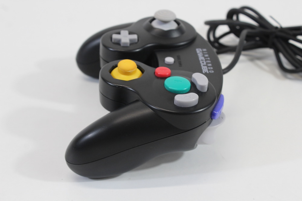 Official Nintendo Gamecube Controller Jet Black OEM GC (B) Nintendo Gamecube GC