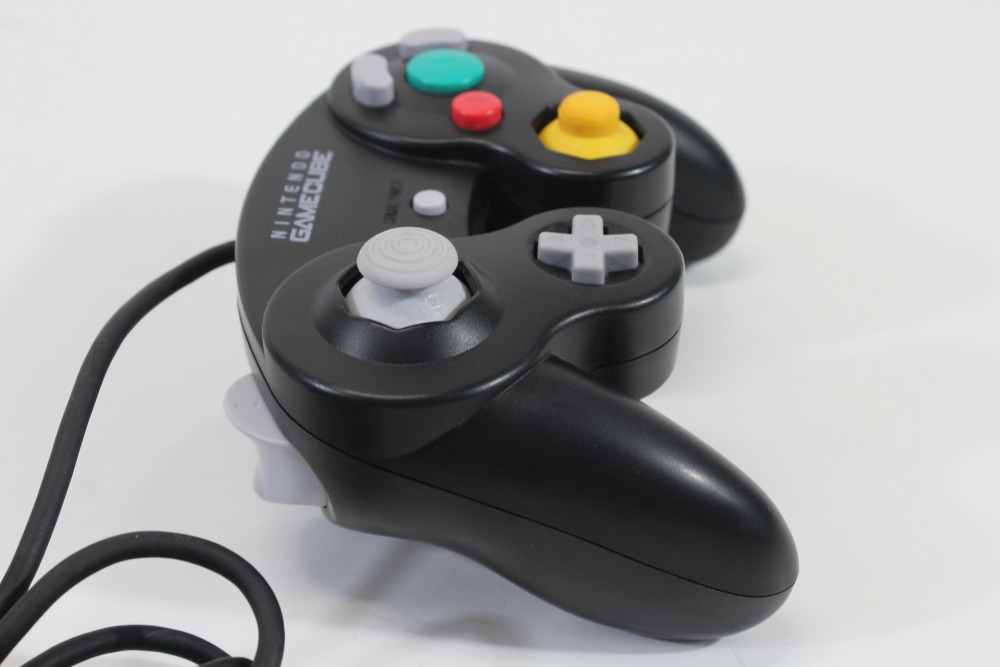 Official Nintendo Gamecube Controller Jet Black OEM GC (B) Nintendo Gamecube GC