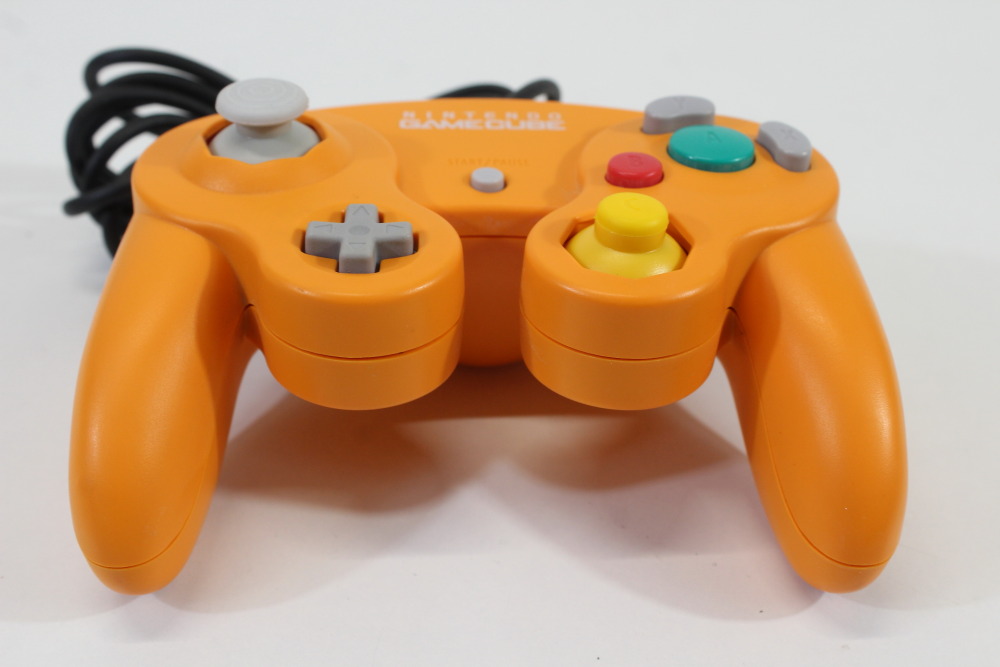 Official Nintendo Gamecube Controller Spice Orange (A New Stick) Nintendo GameCube GC