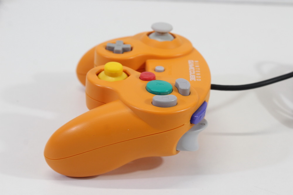 Official Nintendo Gamecube Controller Spice Orange (A New Stick) Nintendo GameCube GC