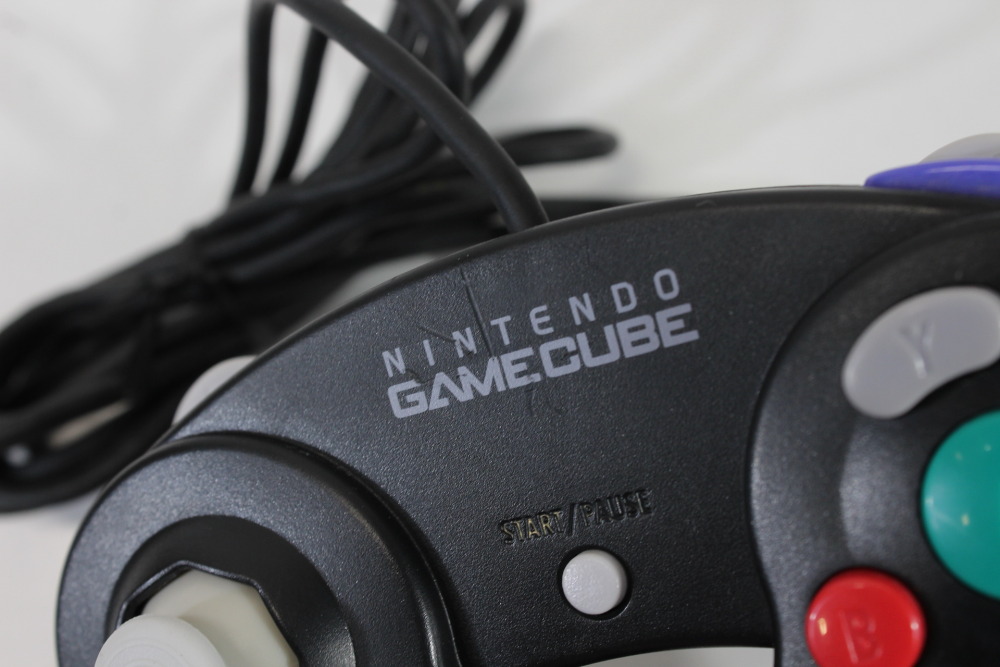 Official Nintendo Gamecube Controller Jet Black (B New Stick) Nintendo GameCube GC
