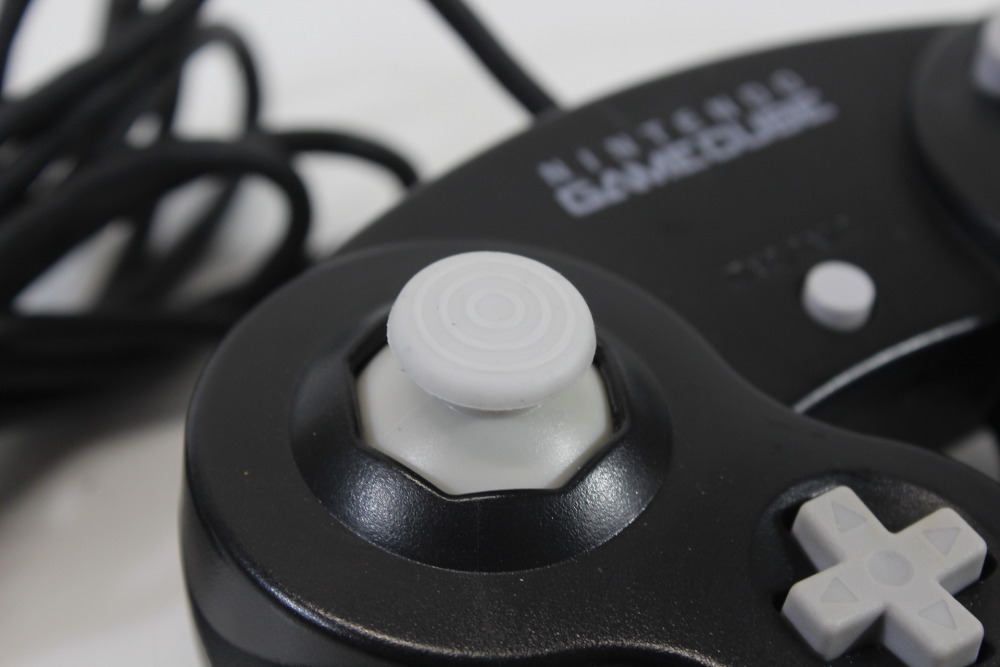 Official Nintendo Gamecube Controller Jet Black (B New Stick) Nintendo GameCube GC