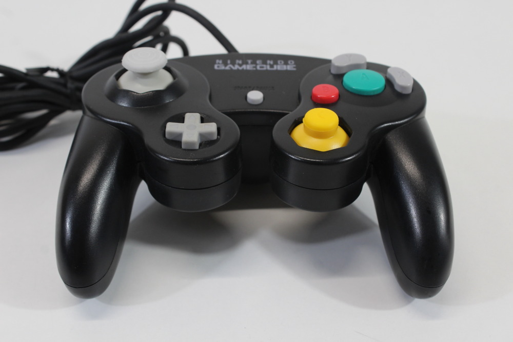 Official Nintendo Gamecube Controller Jet Black (B New Stick) Nintendo GameCube GC