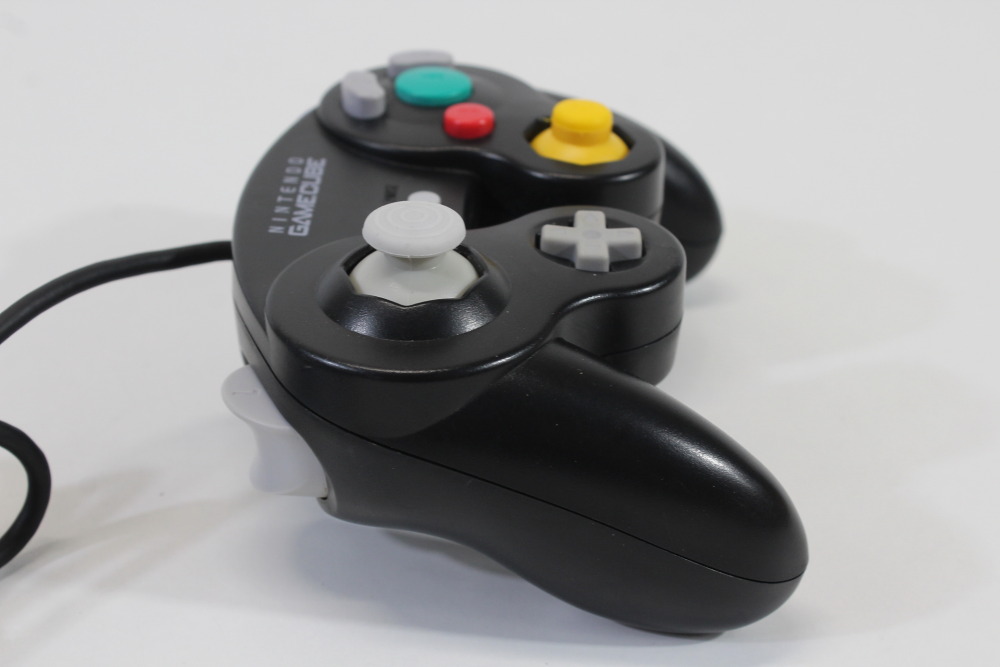 Official Nintendo Gamecube Controller Jet Black (B New Stick) Nintendo GameCube GC