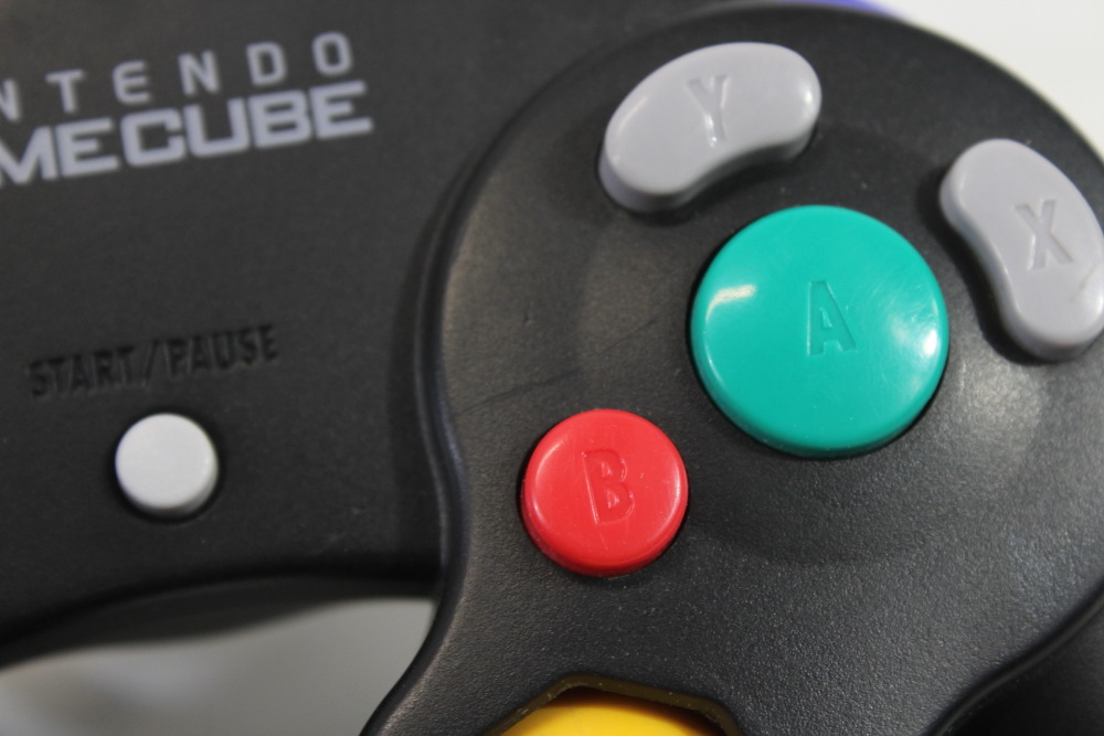 Official Nintendo Gamecube Controller Jet Black T3 OEM GC (B) Nintendo Gamecube GC