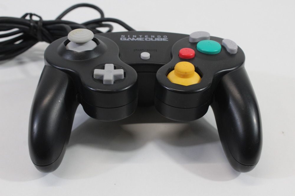 Official Nintendo Gamecube Controller Jet Black T3 OEM GC (B) Nintendo Gamecube GC