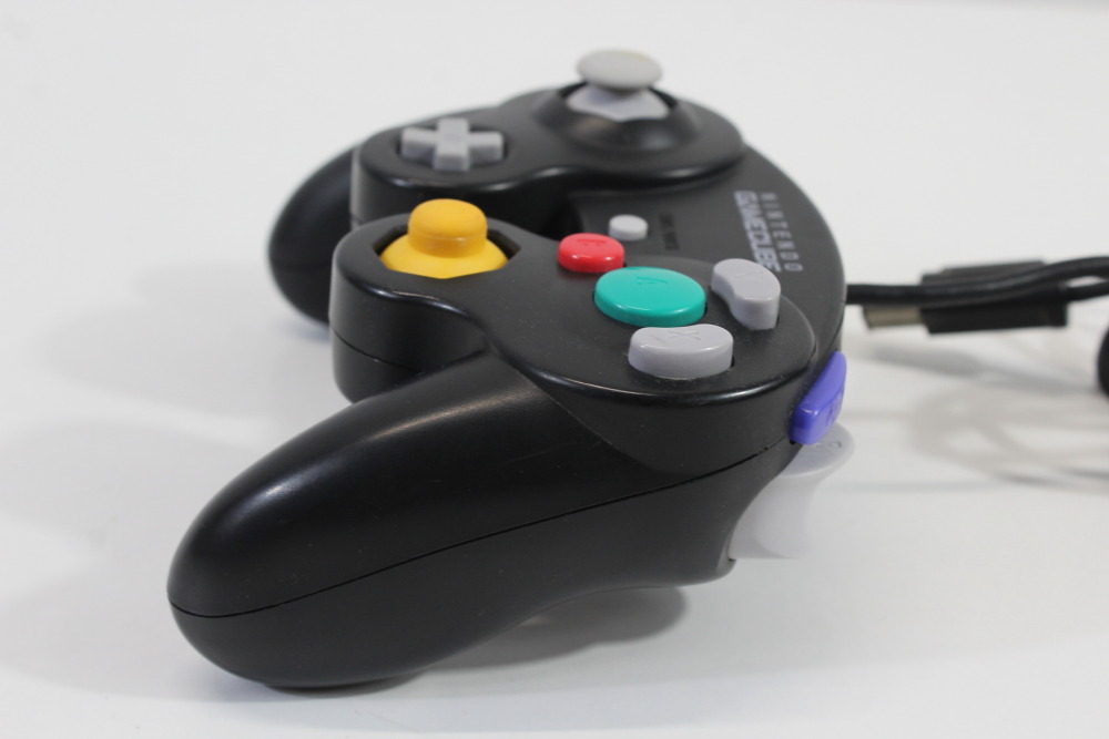 Official Nintendo Gamecube Controller Jet Black T3 OEM GC (B) Nintendo Gamecube GC