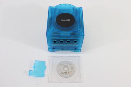 Nintendo GameCube Clear Ice Blue Console W/ NTSC-J & NTSC-U/C Region Switch Gameboy Player & Start up Disc (A) Nintendo GameCube GC